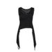 Subculture Women's Irregular Eyelet Vest European American Style Street Fashion Hot Girl Versatile Autumn Top_ecoleips.com