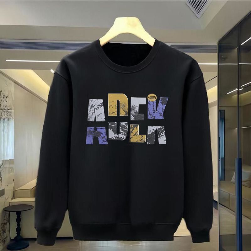 FW25 Matching Couple Cotton Crew Neck Sweatshirt - His & Hers_ecoleips.com