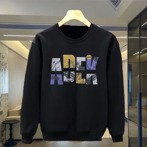 FW25 Matching Couple Cotton Crew Neck Sweatshirt - His & Hers_ecoleips.com