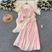 French-Inspired Lace Trim Two-Piece Set – Off-Shoulder Top & High-Waist Skirt (One Size, Cottagecore & Office Chic)_ecoleips.com