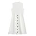 Women's Clothing Summer New French Style Simple Sleeveless Splicing Inner Wear A Line Knitted Dress For Women_ecoleips.com