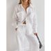 Spring Summr Nw Long Slv Shirt High Waist Straight Pants Womn Loos Casual Elgant Two-Pic St 2025 Fashion_ecoleips.com