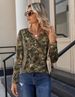Zeagoo Long Sleeve Shirts For Women Casual V Neck Fall Tops Dressy Summer Work Blouses Clothes_ecoleips.com
