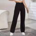 Classic Black Straight Leg Women's Jeans Versatile European And American Export Denim for Ladies 2026 Cross Border Style_ecoleips.com