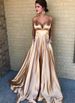 Verve 2025 Summer New Women's Fashion Sexy V-neck Solid Color Dress Strap Evening Gown_ecoleips.com