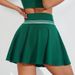 Women's Clothing Tennis Skirt Sports Skirt Badminton Skirt Seamless Knitted Four Sided Stretch Sports Casual_ecoleips.com