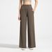 Women's Clothing Double Sided Nude Straight Pants Loose Slim High Waist Sports Running Fitness Yoga Pants_ecoleips.com