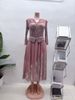 Women's Printed Casual Dress Fashion Suit Collar Pleated New Clothing_ecoleips.com