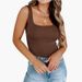 Women's Clothing Solid Color Slim Sexy Small Vest_ecoleips.com