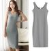 Vest Long Camisole Plus Size Women's Clothing Fat MM 2025 Summer Student Base Dress_ecoleips.com