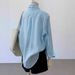 Light Blue Linen Sun Protection Shirt For Women, Summer Thin High-End Feel, Lazy And Relaxed Breathable Long-Sleeve_ecoleips.com