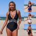 Women's Clothing Nylon One Piece Swimsuit Flower Bud Design Sexy Swimwear For All Seasons Fits True To Size_ecoleips.com