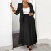 Women's Clothing Fashion Casual Professional Wear Ladies Suit + Pleated Skirt Suit_ecoleips.com