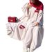 Muslim Women New Loose Large Size Bow Long Robe Dress_ecoleips.com