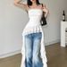 2026 Cross-Border European And American Style Spring New Women's Solid Color Slim Street Fashion Off-Shoulder Sleeveless_ecoleips.com