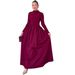 Women's Clothing Elegant Slimming Long Dress For Women Luxurious Flowing Style For Spring Muslim Dress Modest Abaya Dress_ecoleips.com