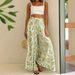 Summer High-Waisted Loose-Fitting Comfortable Versatile Printed Wide-Leg Pants Women's Clothing Bottoms_ecoleips.com