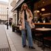 Women's Clothing Retro High-Waisted Slimming Wide Leg Jeans Washed Denim Trousers With Center Seam Detail For Spring/Summer_ecoleips.com