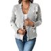 European And American Cross-border Cardigan With Floral Jacquard, Multi-color Long-sleeve Knitted Sweater Jacket_ecoleips.com
