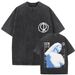 Harajuku Vintage Clothing Vintage Washed Rosalia Lux Tour 2025 T Shirt Harajuku Aesthetic Oversized T-shirts Unisex_ecoleips.com