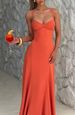 Summer New Style French Sexy Low Neck Pleated Solid Color Strapless Long Dress Casual Suspender Dress For Women_ecoleips.com