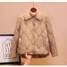 girl Girl Lightweight Short Down Jacket Women 2025 New Small Size Loose Fashion Solid Color Women's Coat For Autumn And Winter_ecoleips.com