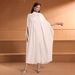 KY1932-5 Middle Eastern Women's Fashion Beaded Dress Dubai Solid Color Bow Robe_ecoleips.com