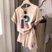 Women's Clothing Summer New Fashion Short Sleeved Shorts Suit Loose Slim Two Piece Suit Stylish Casual Sports Suit_ecoleips.com