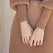 French-Inspired Knit Dress For Women – Slim-Fitting High-Waist Long Sleeve Dress In Beige & Brown | Elegant & Vintage (S-XL)_ecoleips.com