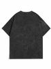 Vintage Cherries Fruit Graphic Acid Wash Washed Oversized T Shirt Women Crew Neck Short Sleeve Loose Retro Street Casual Tee_ecoleips.com