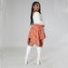 Women's Summer Streetwear Outfit - Asymmetrical Skirt With Checkered Shirt - Trendy Two-Piece Set For Casual & Party Wear_ecoleips.com