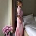 Women's Clothing Elegant Style Long Dress For Women Short Sleeve Soft Feminine Design Summer For Formal & Casual For Women_ecoleips.com