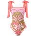 Aria Basics 2023 New Fashion Printed Sexy Swimsuit For Women, European And American Cross-Border Swimwear Two-Piece Set_ecoleips.com