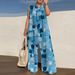 Women’s Clothing casual wide leg printed jumpsuit_ecoleips.com
