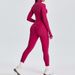 Slim Fit Women's Yoga Jacket Outdoor Sports Fitness Fashionable Peach Pants Running Sports Suit_ecoleips.com