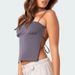 Spring/Summer Solid Color Tank Top for Women Sexy Backless Off-Shoulder Strapless Camisole Top European American Style Hot 2024_ecoleips.com