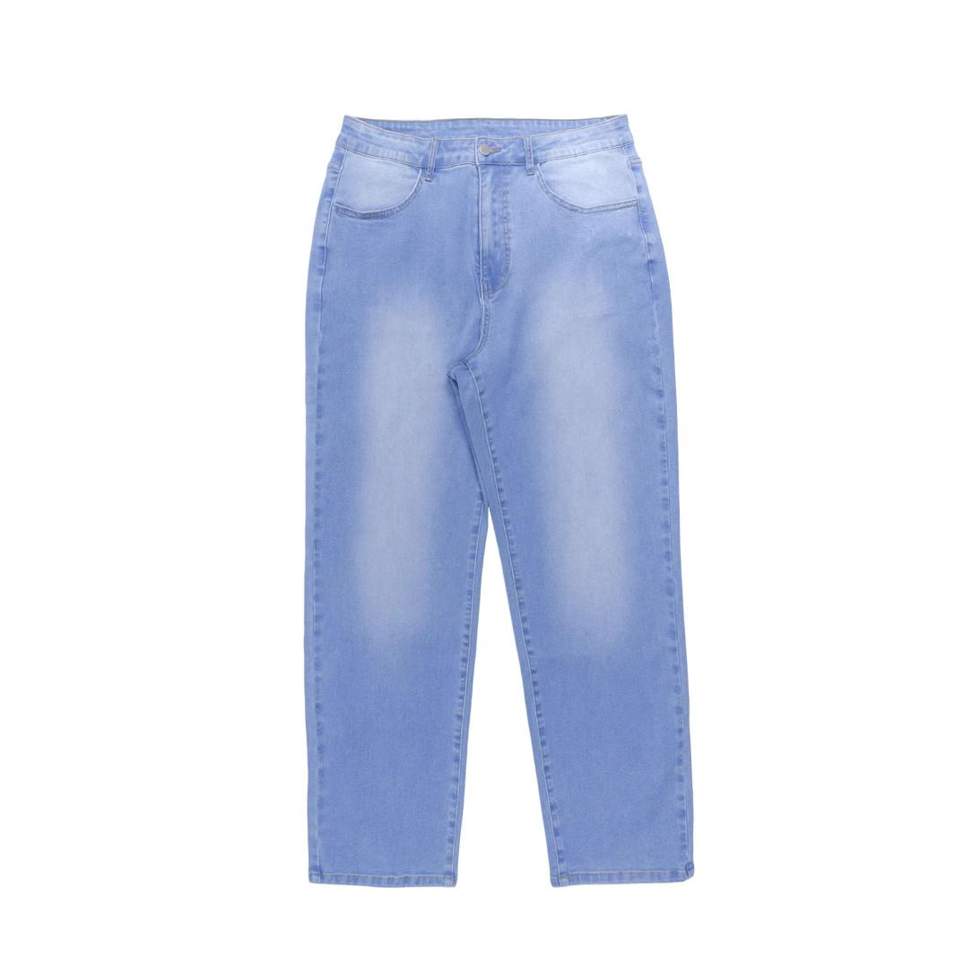 Women's Clothing Plus Size Jeans, Stretchy, Sexy, Hip Lifting, High Waisted, Plus Size Skinny Jeans, Peach Colored._ecoleips.com