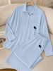 Women's Clothing Women's Casual Loose-Fit Short Sleeve Shirt & Pants Set – Fashion 2-Piece Outfit_ecoleips.com