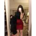 2025 Spring Summer New Pure Desire Sexy Sleeveless Top Slim Fit Base Shirt High Waist Slimming Bodycon Short Skirt For_ecoleips.com
