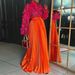 Women's Clothing Pleated Skirt Flowy Pleated Midi Skirt With Faux Silk Finish | Plus Size Women's Boho Chic Skirt For Casual & Party Wear_ecoleips.com