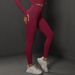 K Seamless High Waist Tight Yoga Clothes Peach Hip Training Yoga Pants Sports Running Fitness Pants Women_ecoleips.com