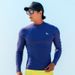 Aria Basics 2025 New Men's Diving Long Sleeve Sun Protection Quick-Dry Swimsuit Jellyfish Surfing Suit Snorkeling Set_ecoleips.com