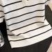 Elegant Women's Ice Silk Knit Top French Striped Collared Short Sleeved T-Shirt New Summer Style Beautiful And Youthful_ecoleips.com
