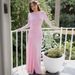 Women's Fashion 2025 Summer New Fashionable Elegant Slim Fit Ruched Zipper Round Neck Long Sleeve Dress Wholesale_ecoleips.com