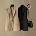 Women's Clothing Autumn Loose Outer Sleeveless Spring And Autumn Sleeveless Suit Vest Vest Jacket_ecoleips.com