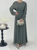Elegant Sleeveless Evening Dress With Tie-Waist For Women - Slimming Cocktail Party Gown_ecoleips.com