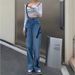 Women's Clothing Summer New Style Street All Match Loose Straight Wide Leg High Waist Slim Long Pants Trendy_ecoleips.com