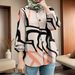 Women’s Clothing women's muslim floral shirt robe fashion puff sleeve blouse_ecoleips.com