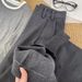 Women's Clothing Dark Gray Suit Pants For Women High Waist Slimming Loose All Match Straight Casual Wide Leg Trousers Spring_ecoleips.com