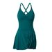 Best-Selling Conservative One-Piece Swimsuit – Slimming Swim Dress With Built-in Bra | Modest High-Neck Design For Beach & Resort_ecoleips.com